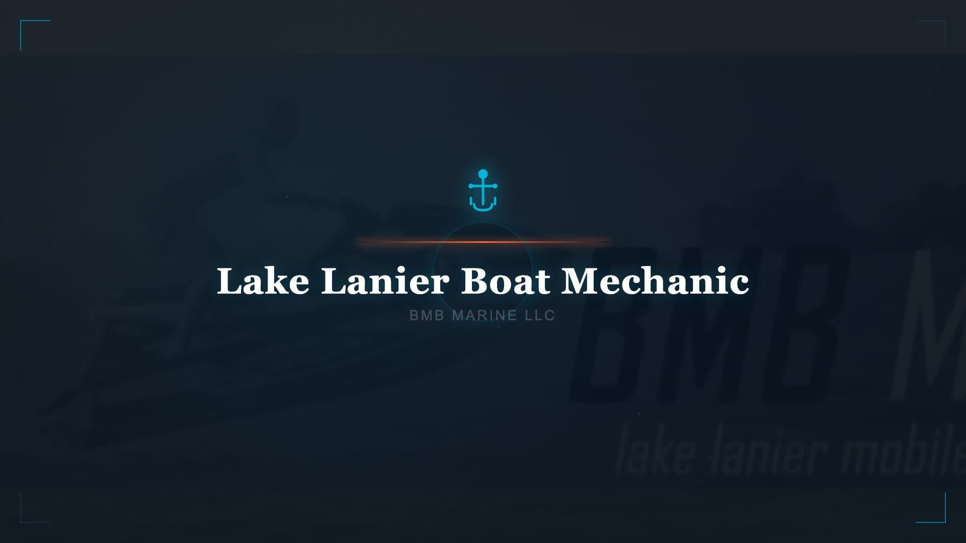 Lake Lanier Boat Mechanic